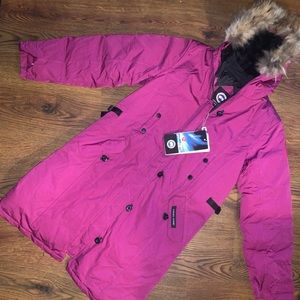 NWT Magenta colored Winter Coat with Hood